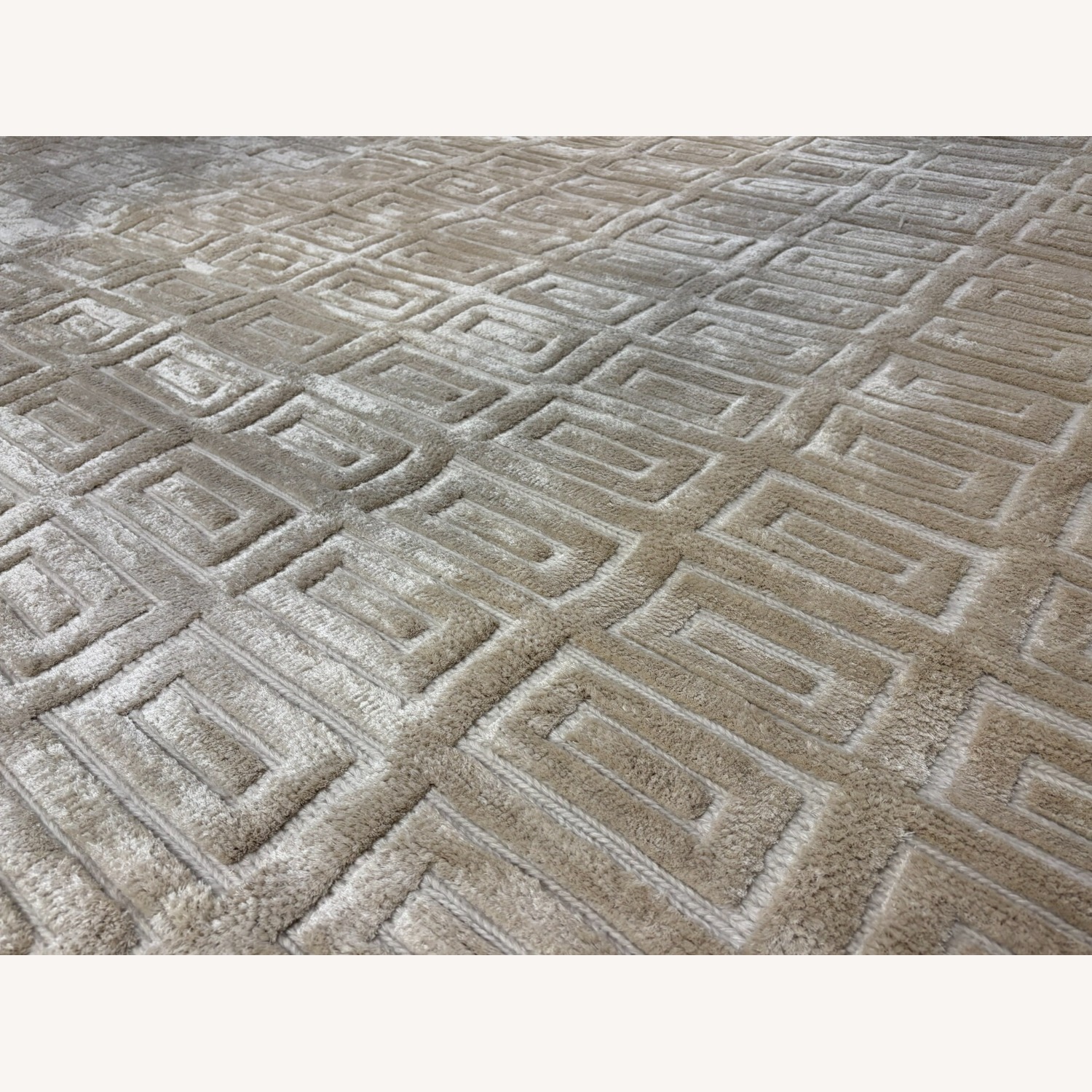 Restoration Hardware Rajouri Silk & Wool Rug – 9' × 12' Sand - image-1