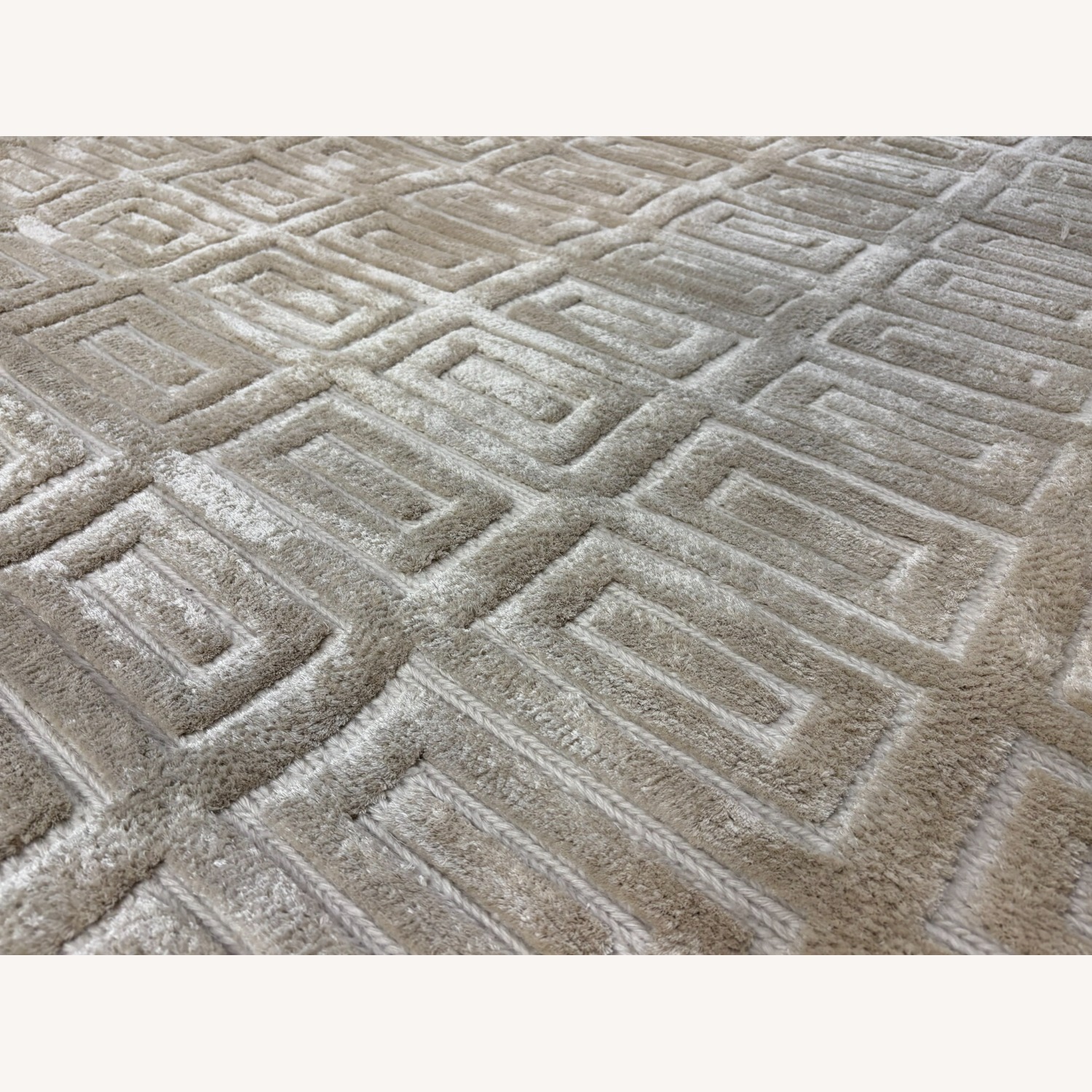Restoration Hardware Rajouri Silk & Wool Rug – 9' × 12' Sand - image-2