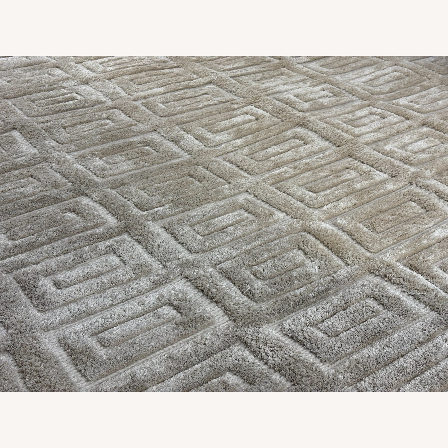 Restoration Hardware Rajouri Silk & Wool Rug – 9' × 12' Sand - image-4
