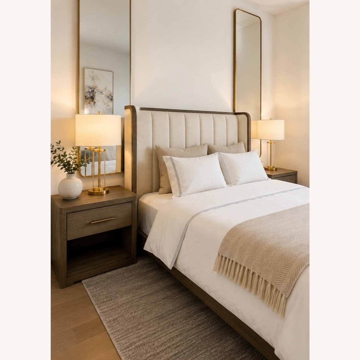 Restoration Hardware Aston Fabric Bed - image-3