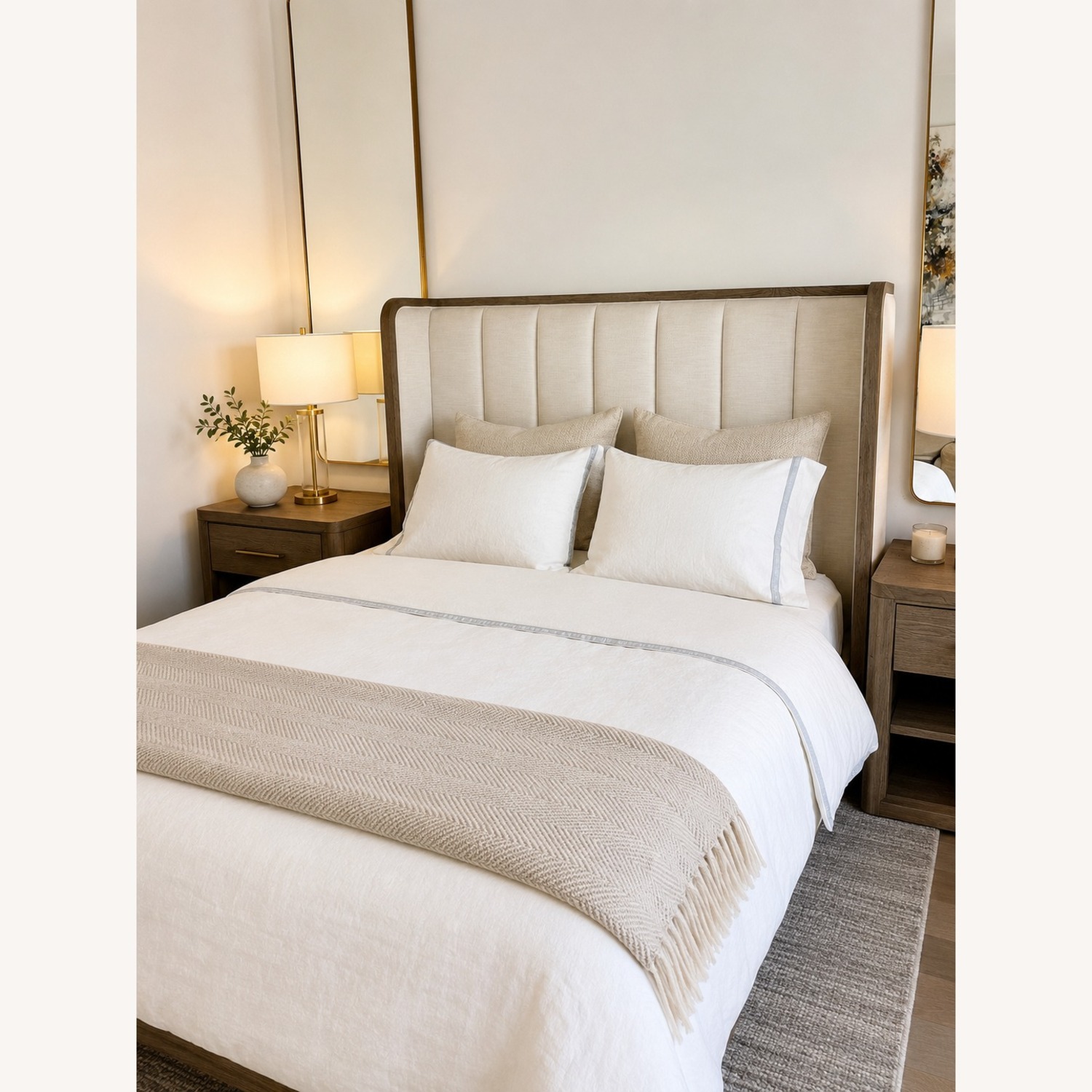 Restoration Hardware Aston Fabric Bed - image-1