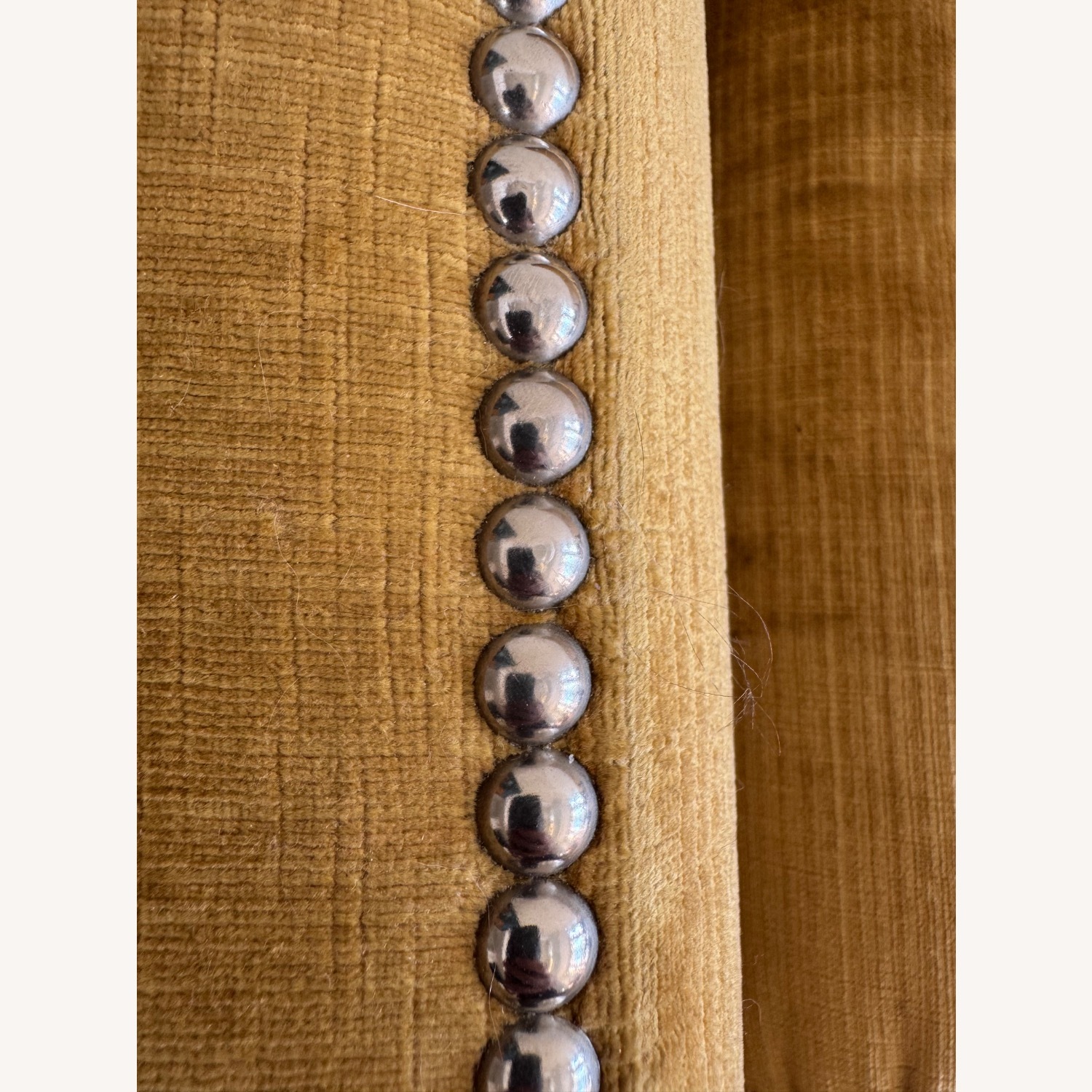 Gold Velvet Luxury Sofa - 3 Seat - image-5