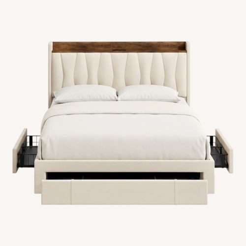 Used Wayfair Queen Bed for sale on AptDeco