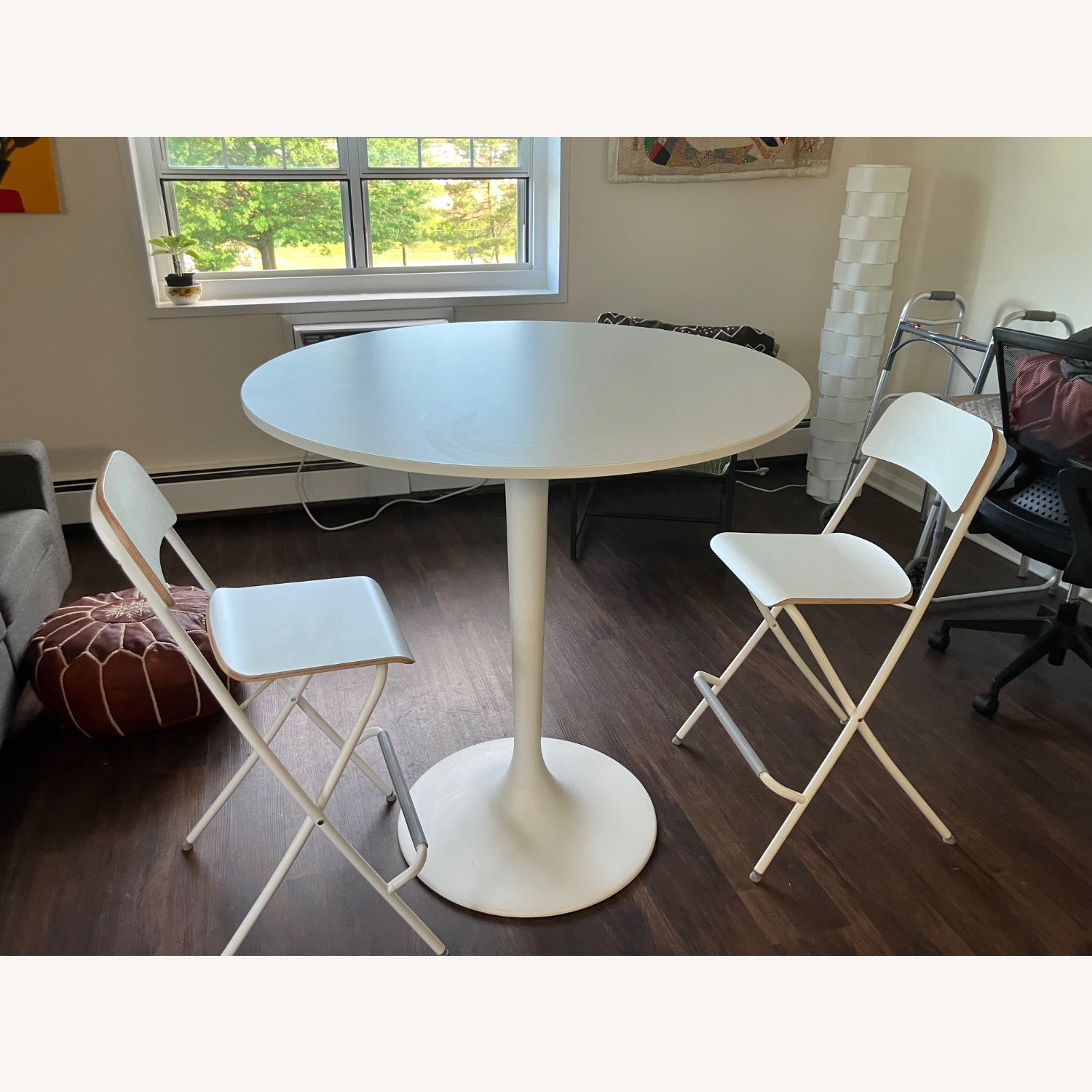 IKEA Franklin White Bar Stools Set - image-2
