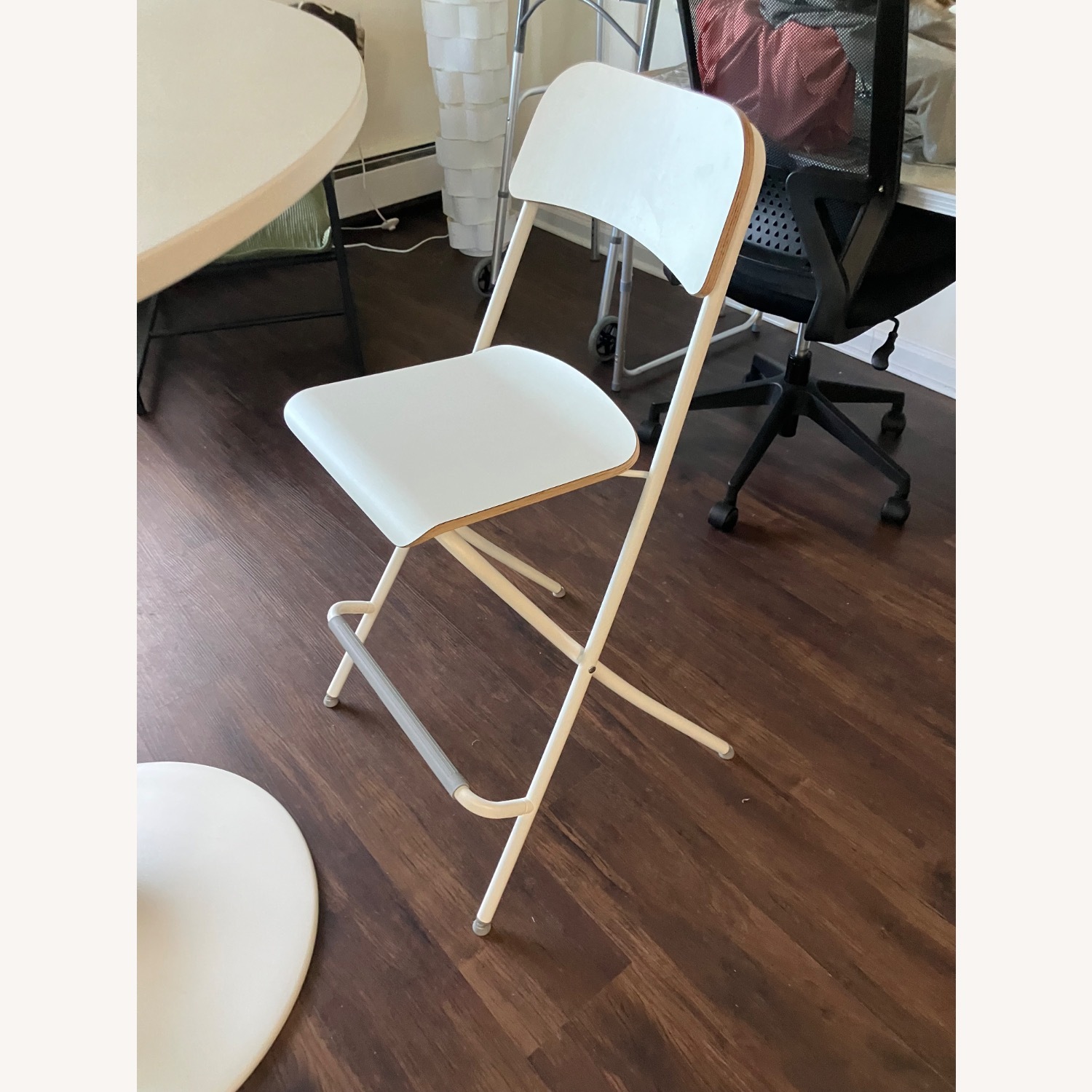 IKEA Franklin White Bar Stools Set - image-1