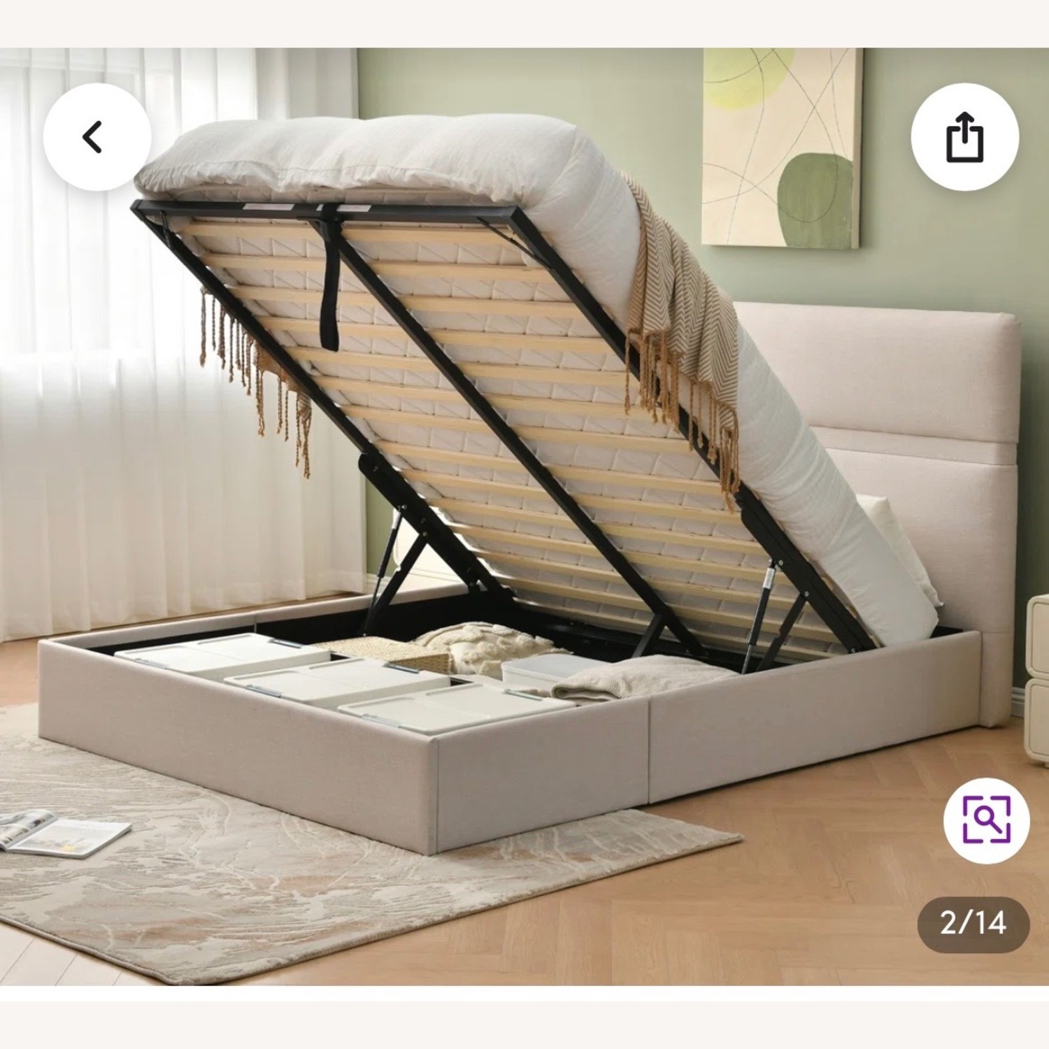 Wayfair Queen Bed - image-3