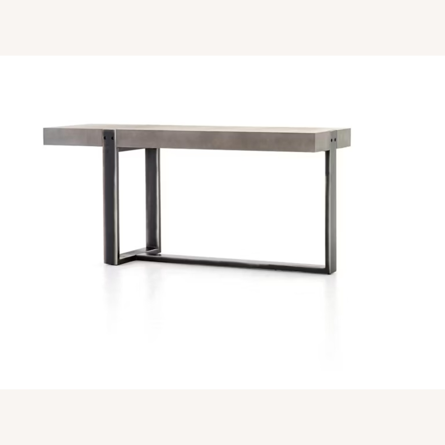 Light Gray Concrete Side Table - image-6
