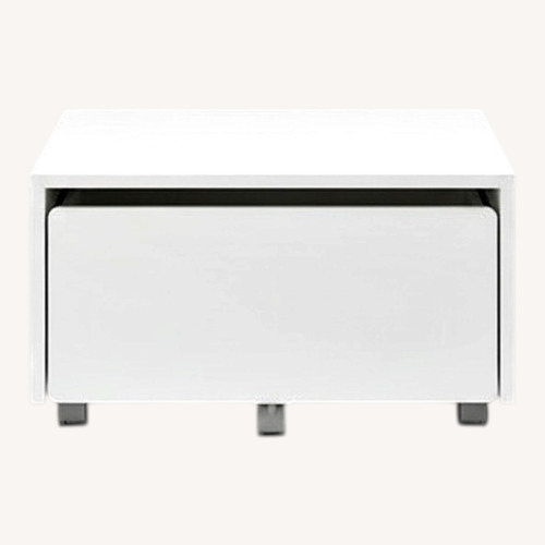 Used IKEA SLÄKT White Storage Box for sale on AptDeco