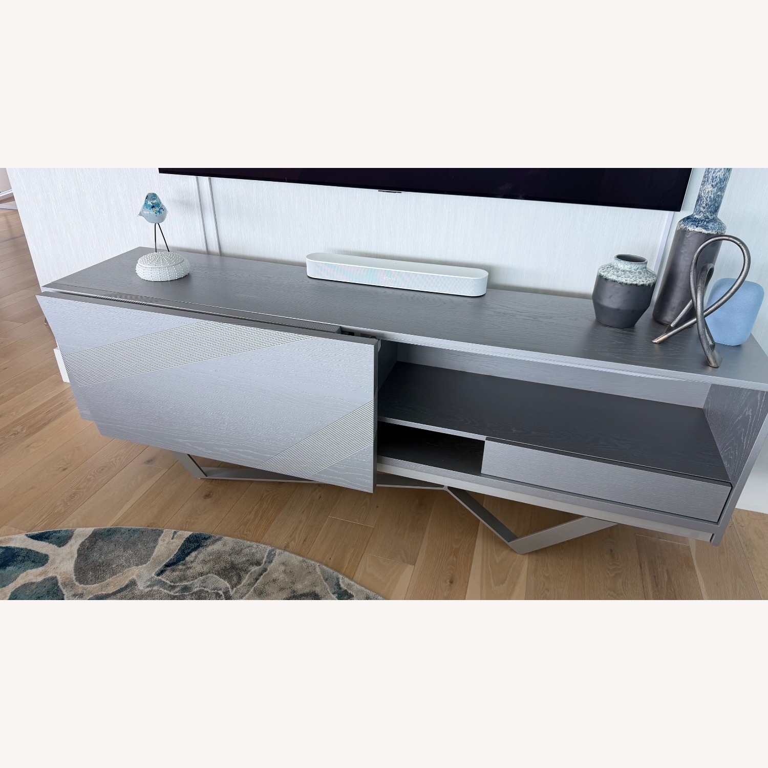 Roche Bobois Track Dark Gray Wood Sideboard - image-5