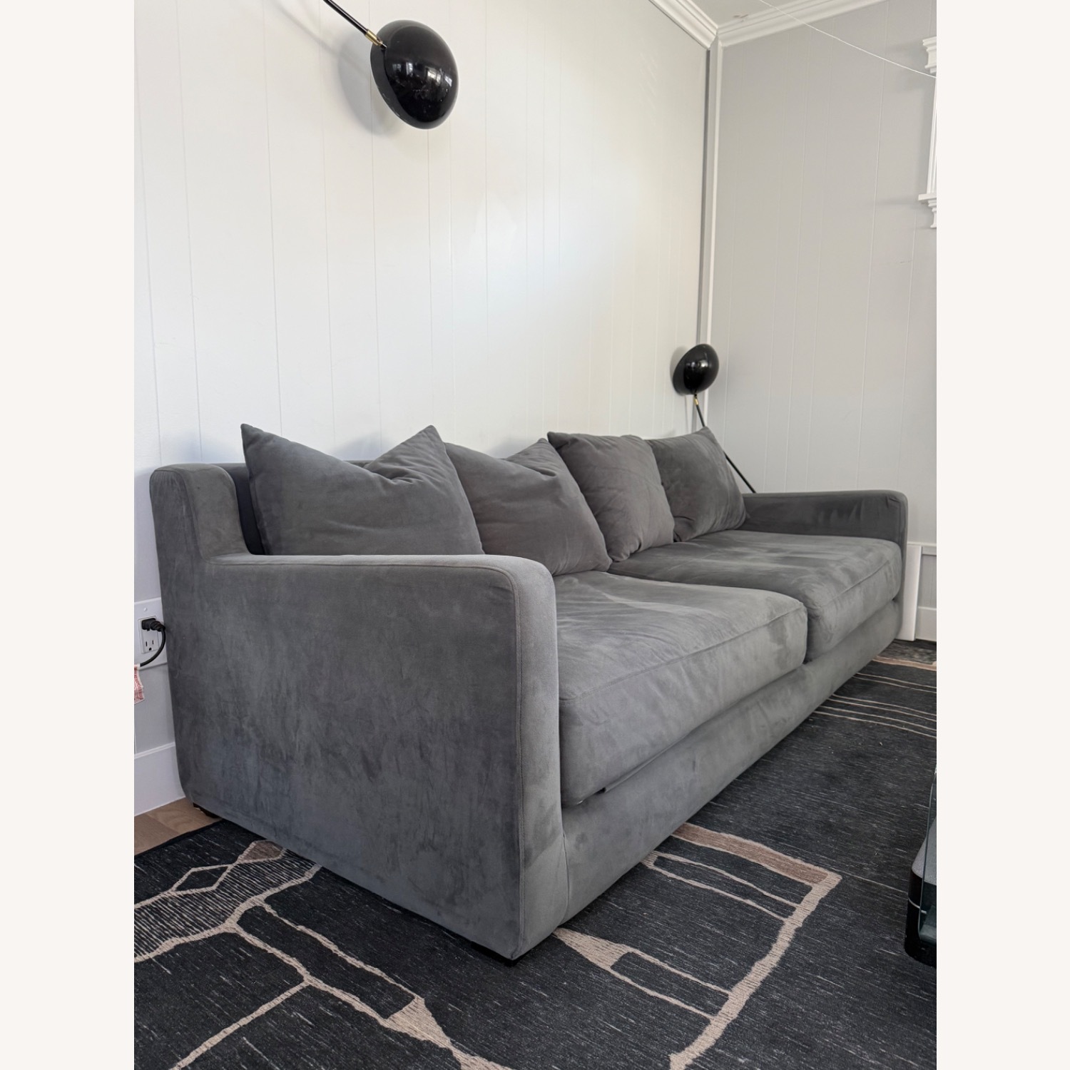 Gus Modern Flipside Light Gray Fabric Sleeper Sofa - image-1