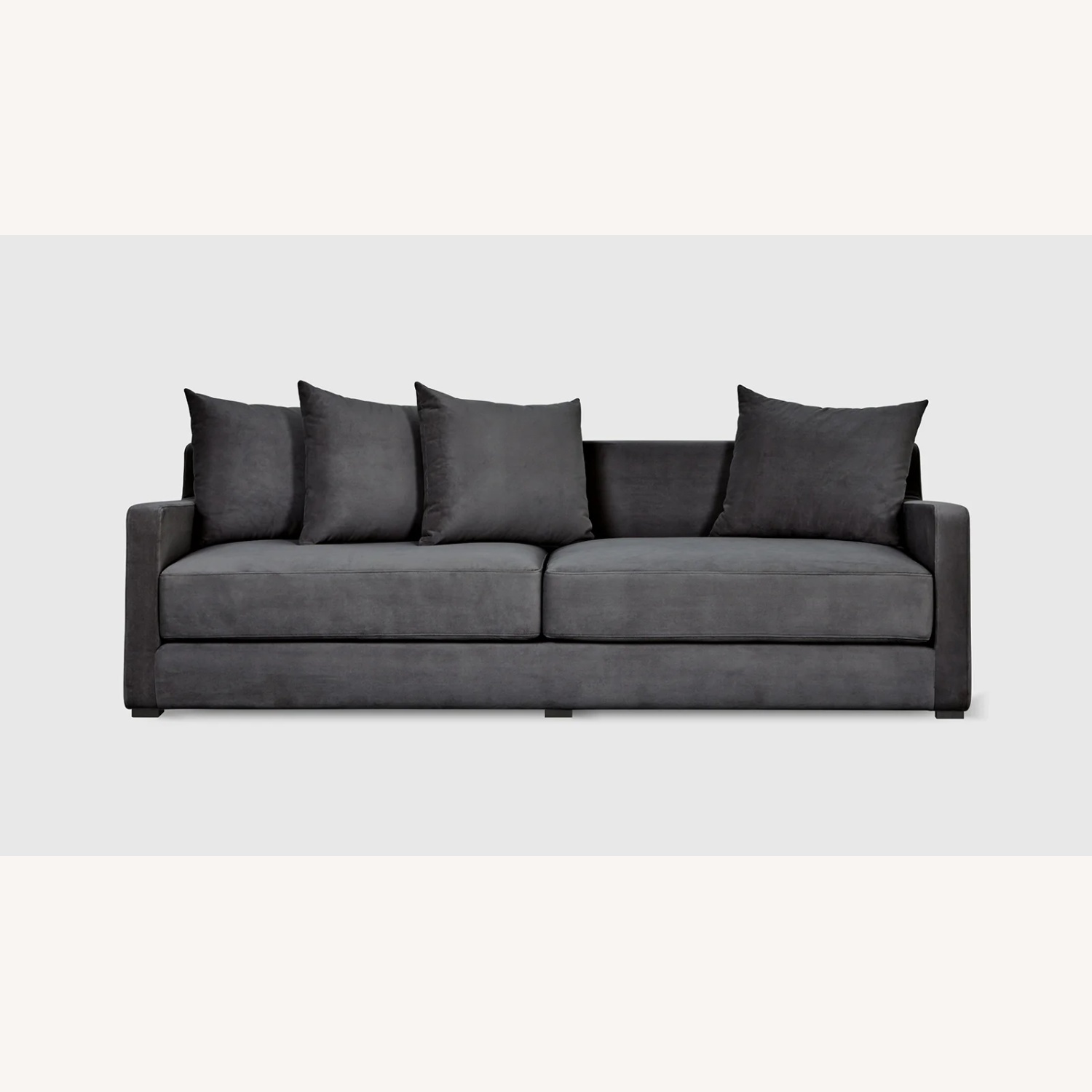 Gus Modern Flipside Light Gray Fabric Sleeper Sofa - image-5
