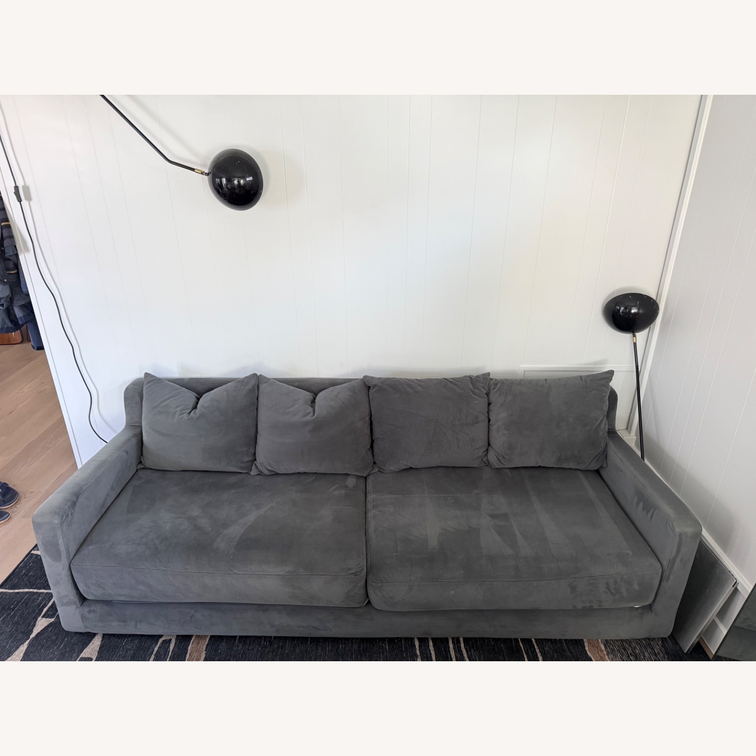 Gus Modern Flipside Light Gray Fabric Sleeper Sofa - image-2