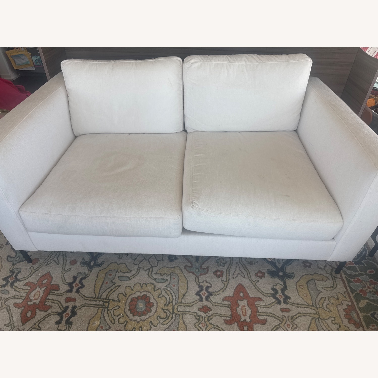 Pottery Barn Jake Upholstered Apartment Sofa - image-1