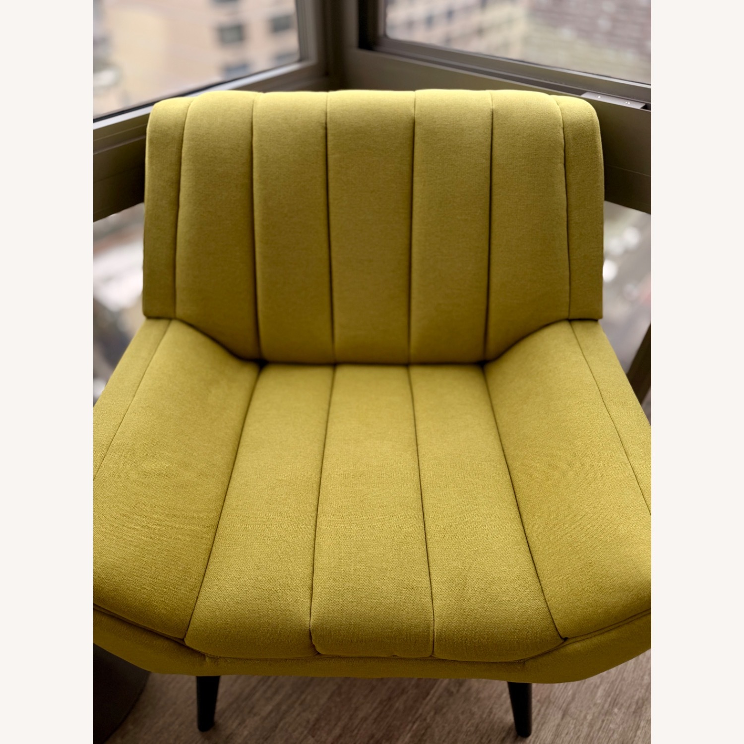 Carson Carrington Green Velvet Armchair - image-2