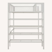 Hileman Twin Loft Bed with Bookcase