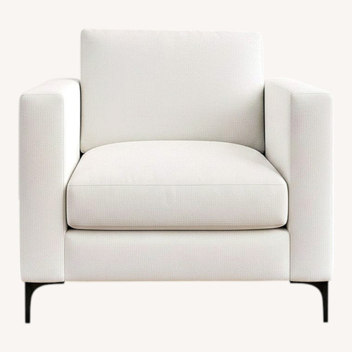 Used Pottery Barn Jake Upholstered Armchair for sale on AptDeco