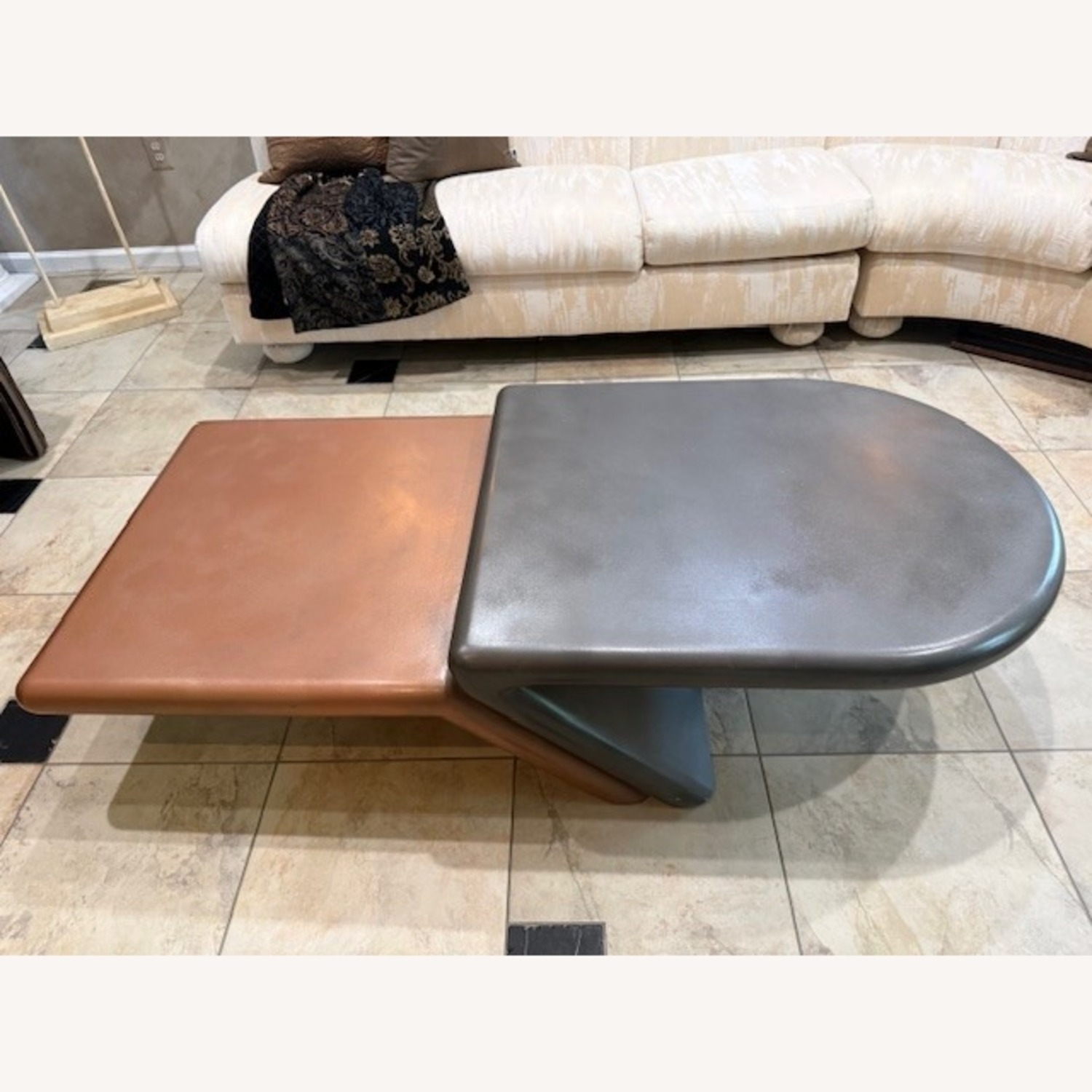 Gray Rust Coffee Table - image-1