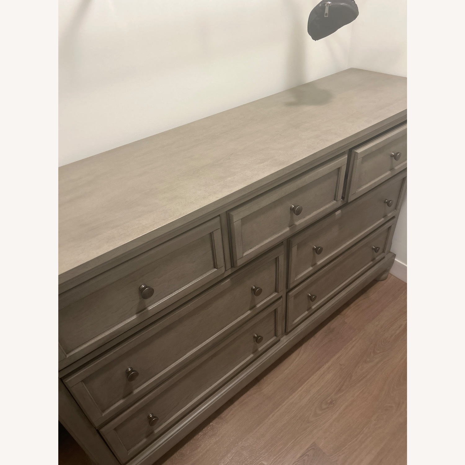 Ashley Furniture Lettner Light Gray Wood Dresser - image-2