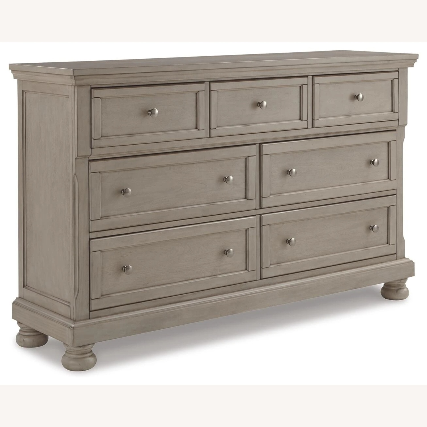 Ashley Furniture Lettner Light Gray Wood Dresser - image-6