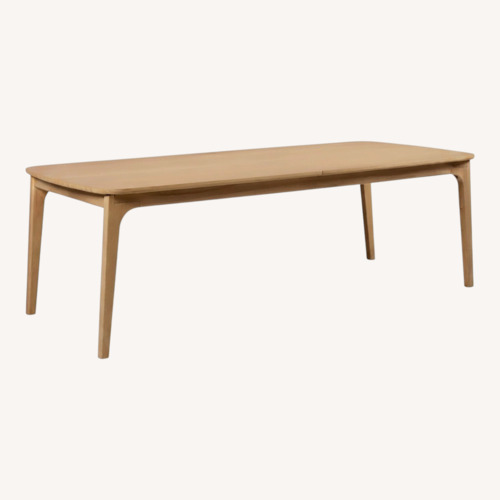 Used Article Natural Wood Dining Table for sale on AptDeco