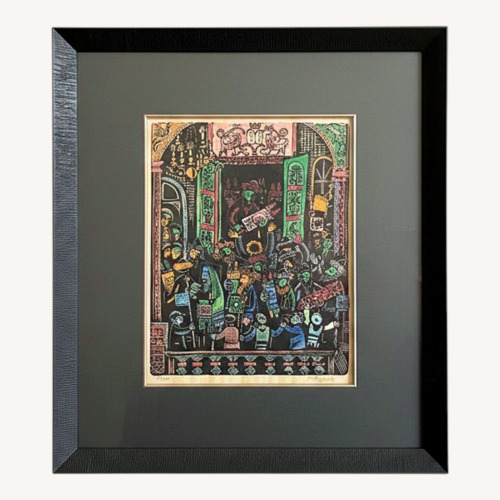 Used Ilya Schor Signed Limited Edition Judaica Art  for sale on AptDeco