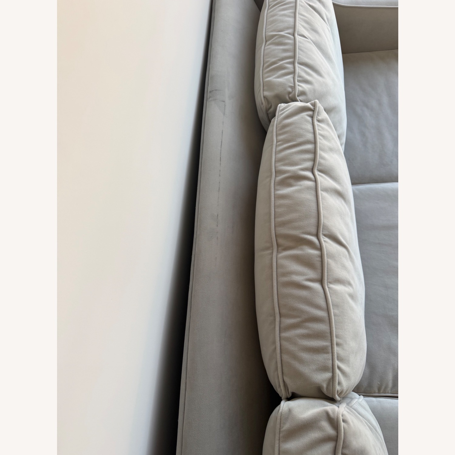 West Elm Paidge Light Gray 2 Piece Sectional - image-4