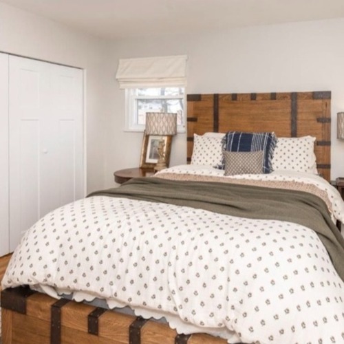 Used Restoration Hardware Heirloom Silver-Chest Queen Bed for sale on AptDeco