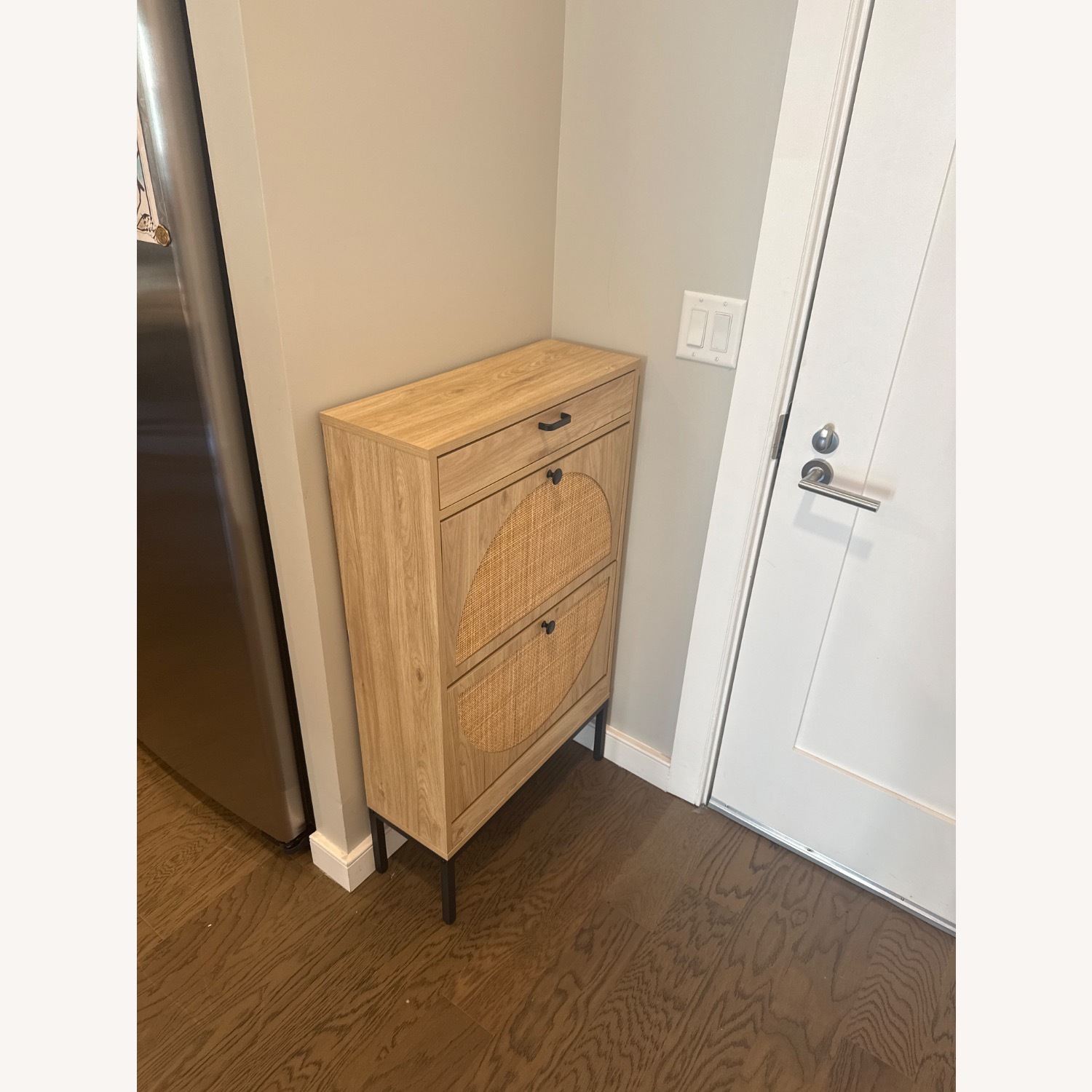 Shoe Storage Light Brown Sideboard - image-3