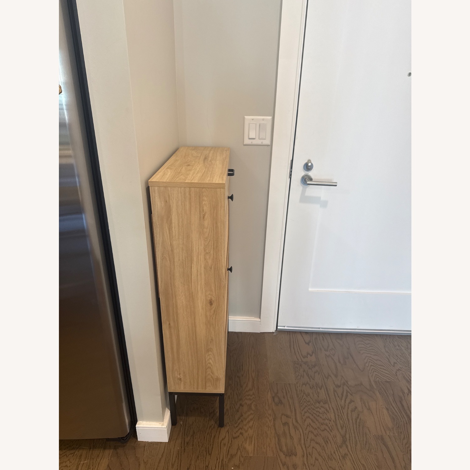 Shoe Storage Light Brown Sideboard - image-2