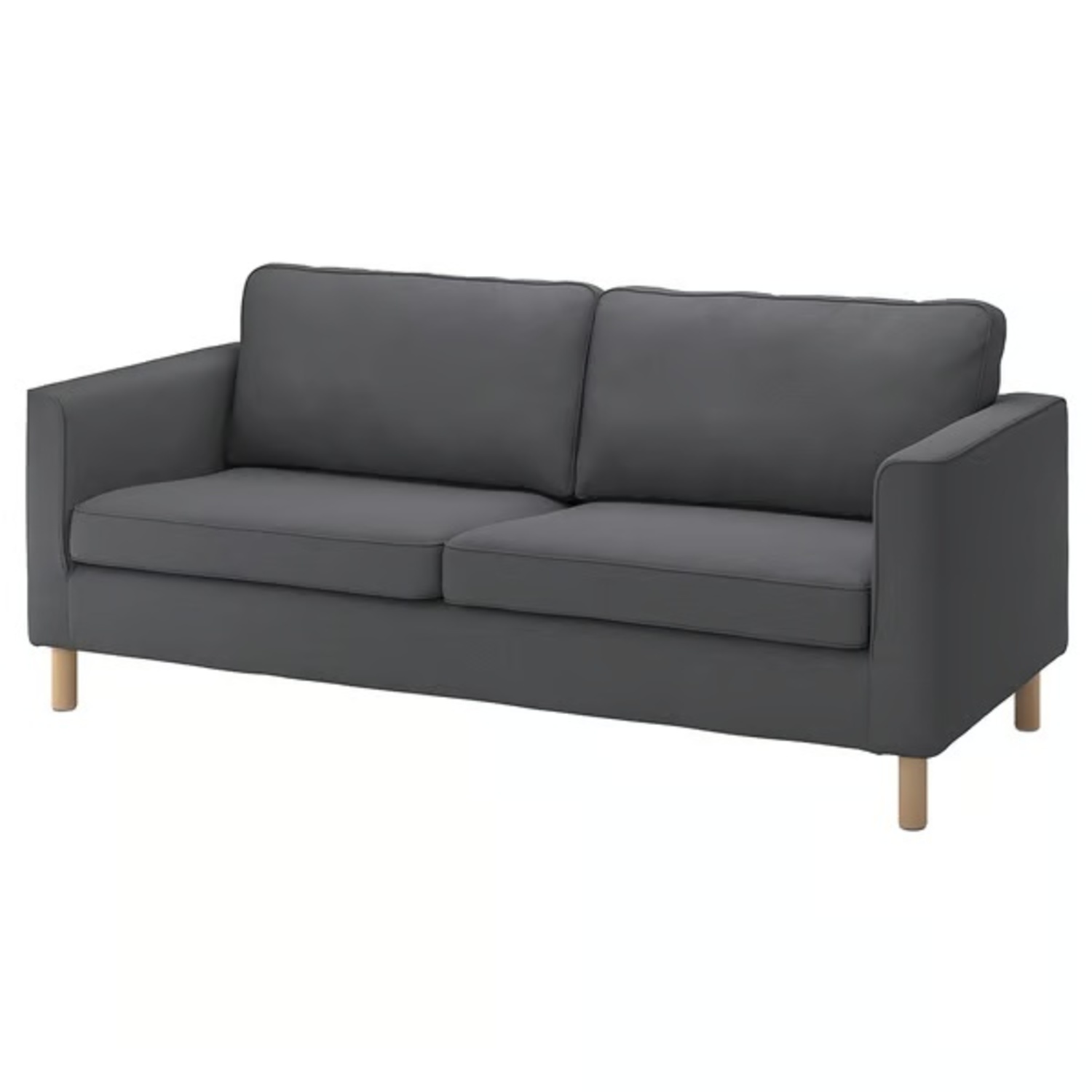 IKEA PARUP Light Gray Fabric 3 Seater Sofa - image-4