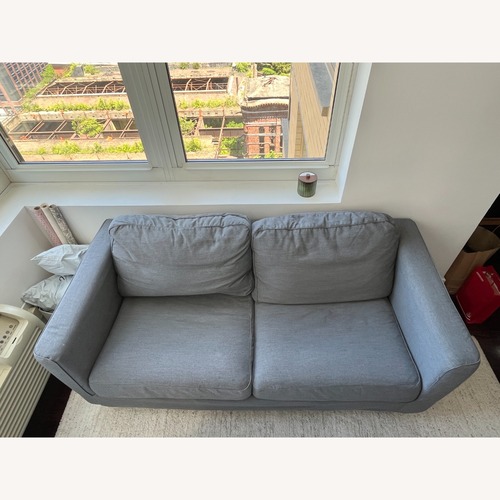 Used IKEA PARUP Light Gray Fabric 3 Seater Sofa for sale on AptDeco