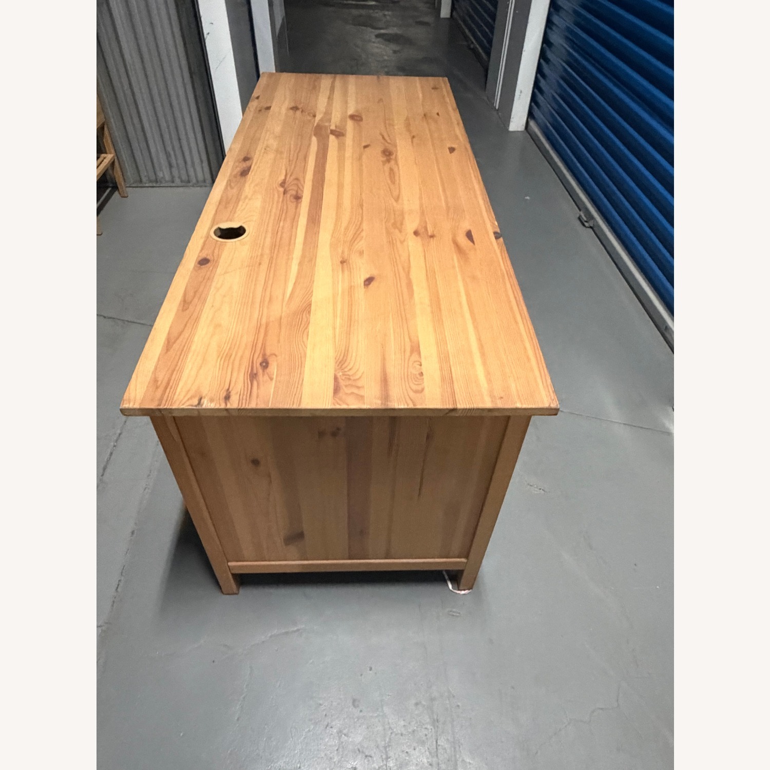 IKEA HEMNES Natural Wood Desk - image-4