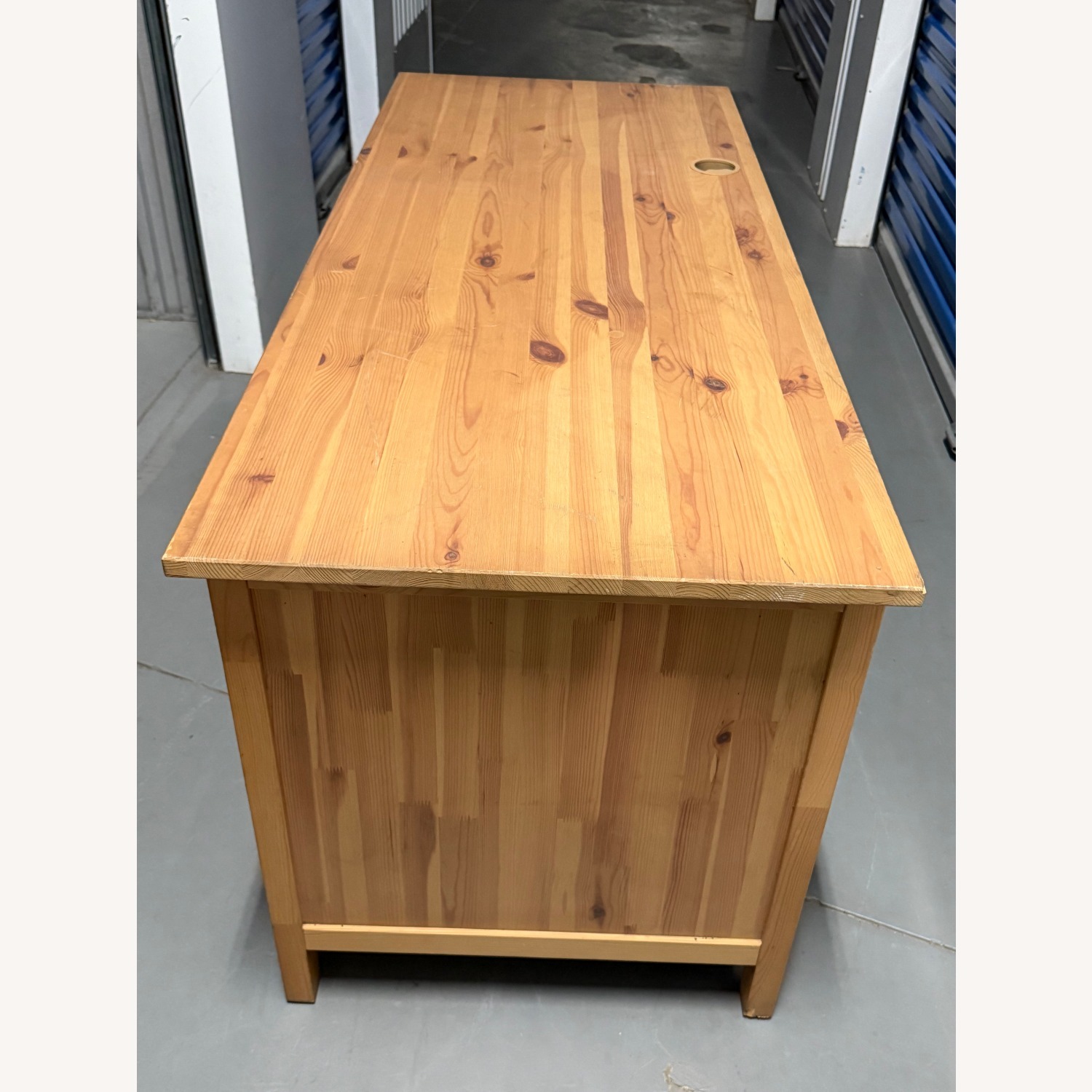 IKEA HEMNES Natural Wood Desk - image-2