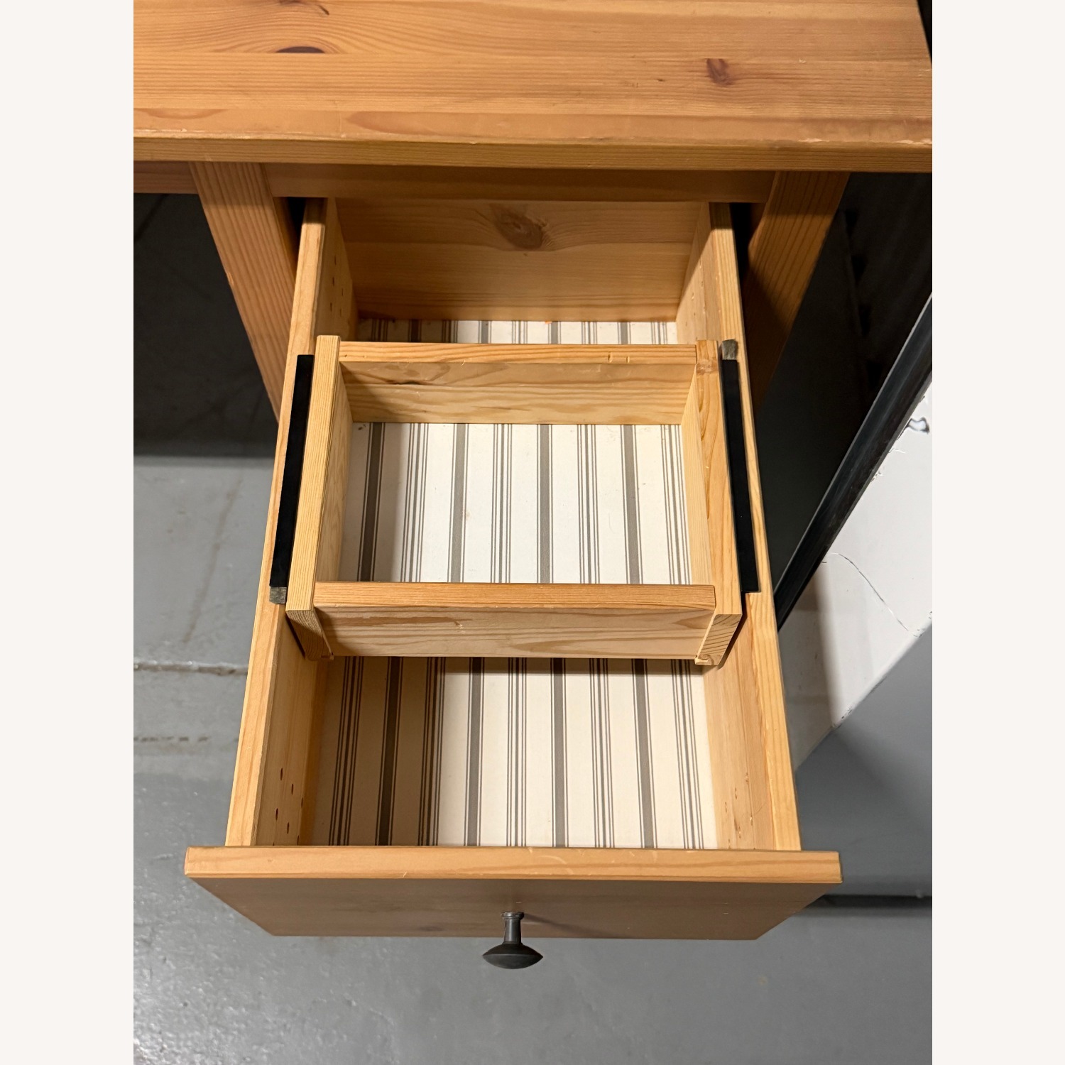 IKEA HEMNES Natural Wood Desk - image-6