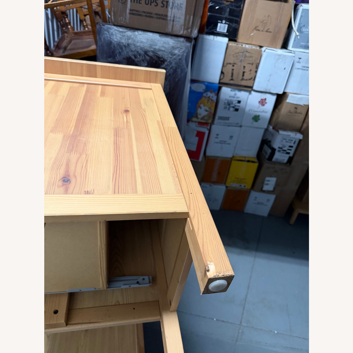 IKEA HEMNES Natural Wood Desk - image-3