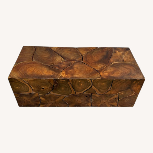 Used Rowena Interiors Mesa Teakwood Root Coffee Table for sale on AptDeco