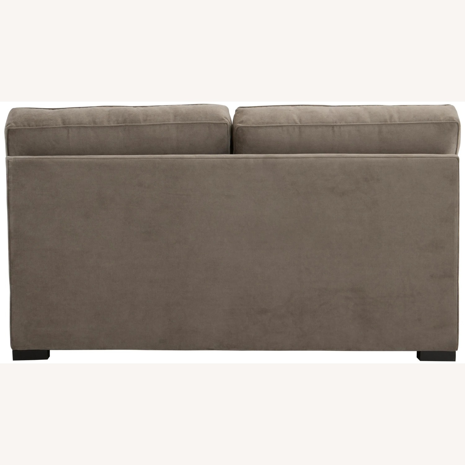 Raymour & Flanigan Artemis II Light Gray Suede Sleeper Sofa - image-4