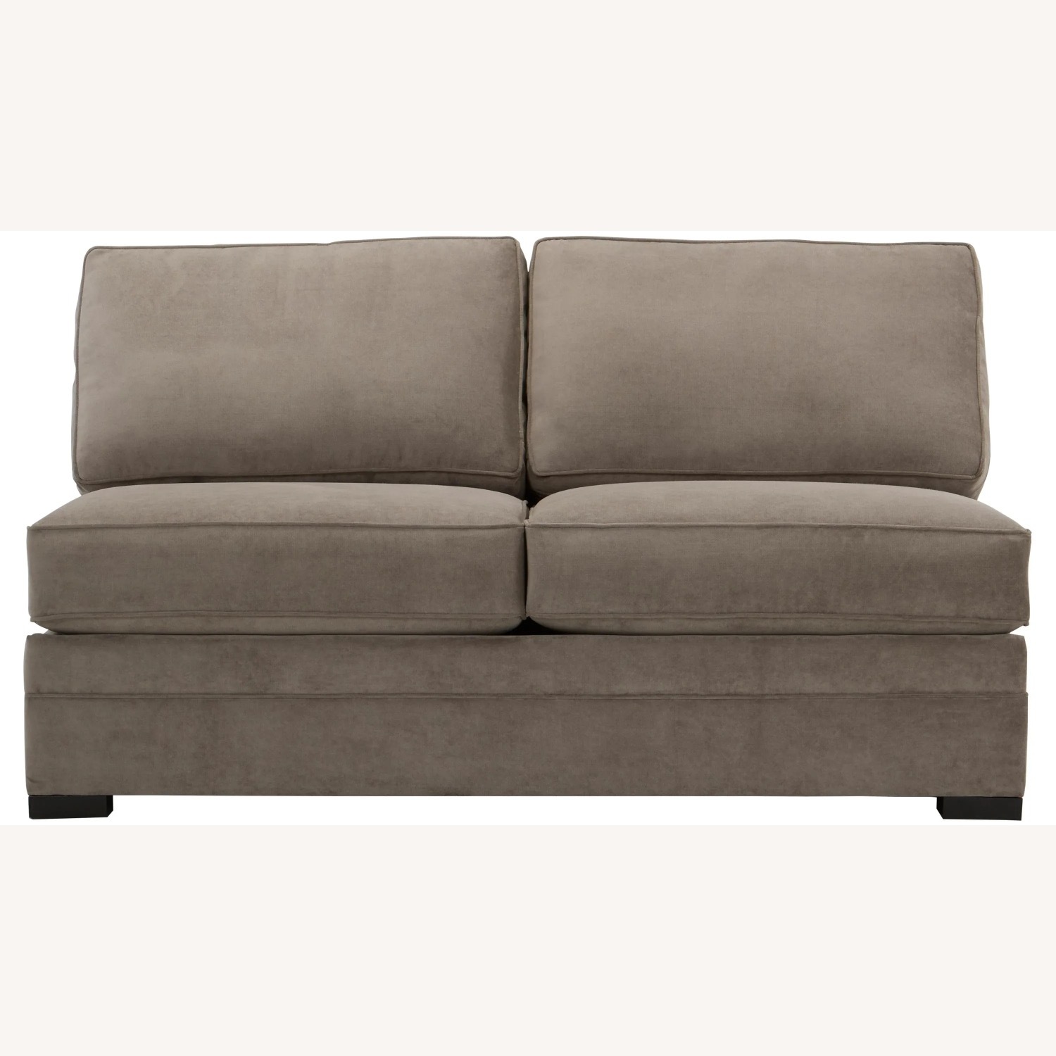 Raymour & Flanigan Artemis II Light Gray Suede Sleeper Sofa - image-1