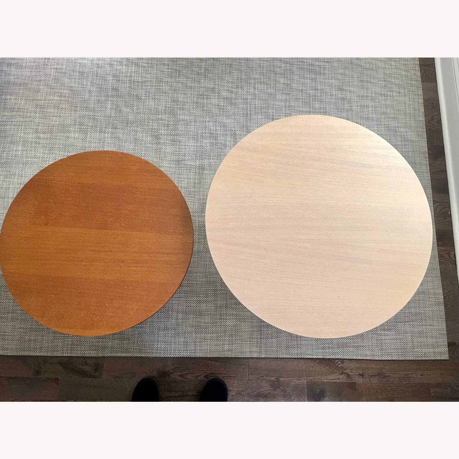Andreu World Natural Wood Side Tables - image-3