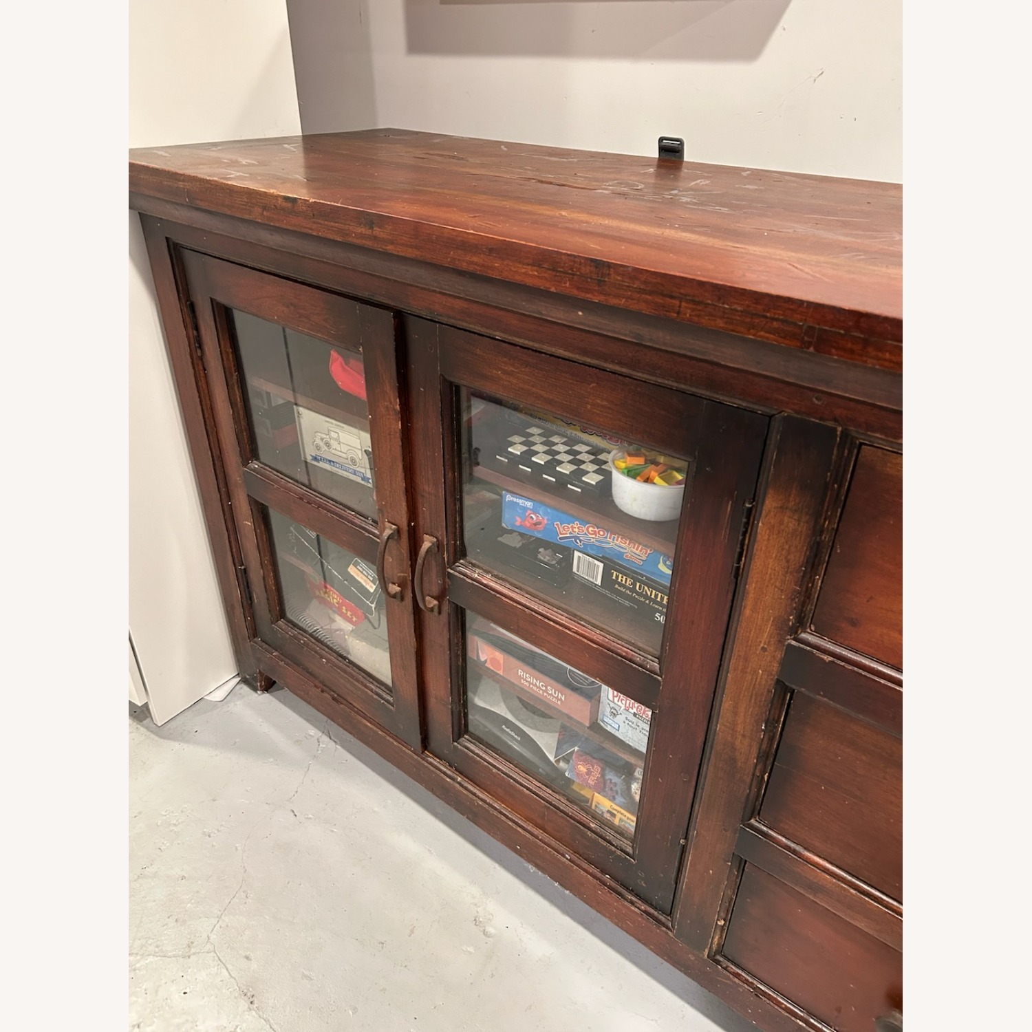 Crate & Barrel Kavari 57" Media-Storage Console - image-2