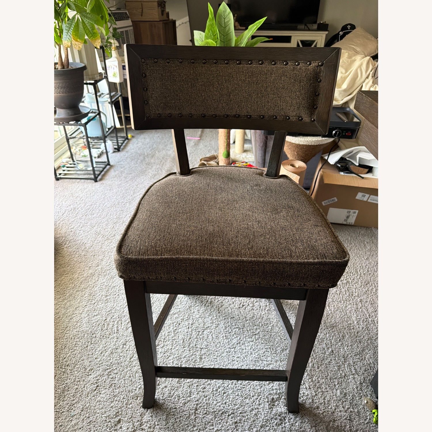Raymour & Flanigan Dark Brown Dining Set - image-10