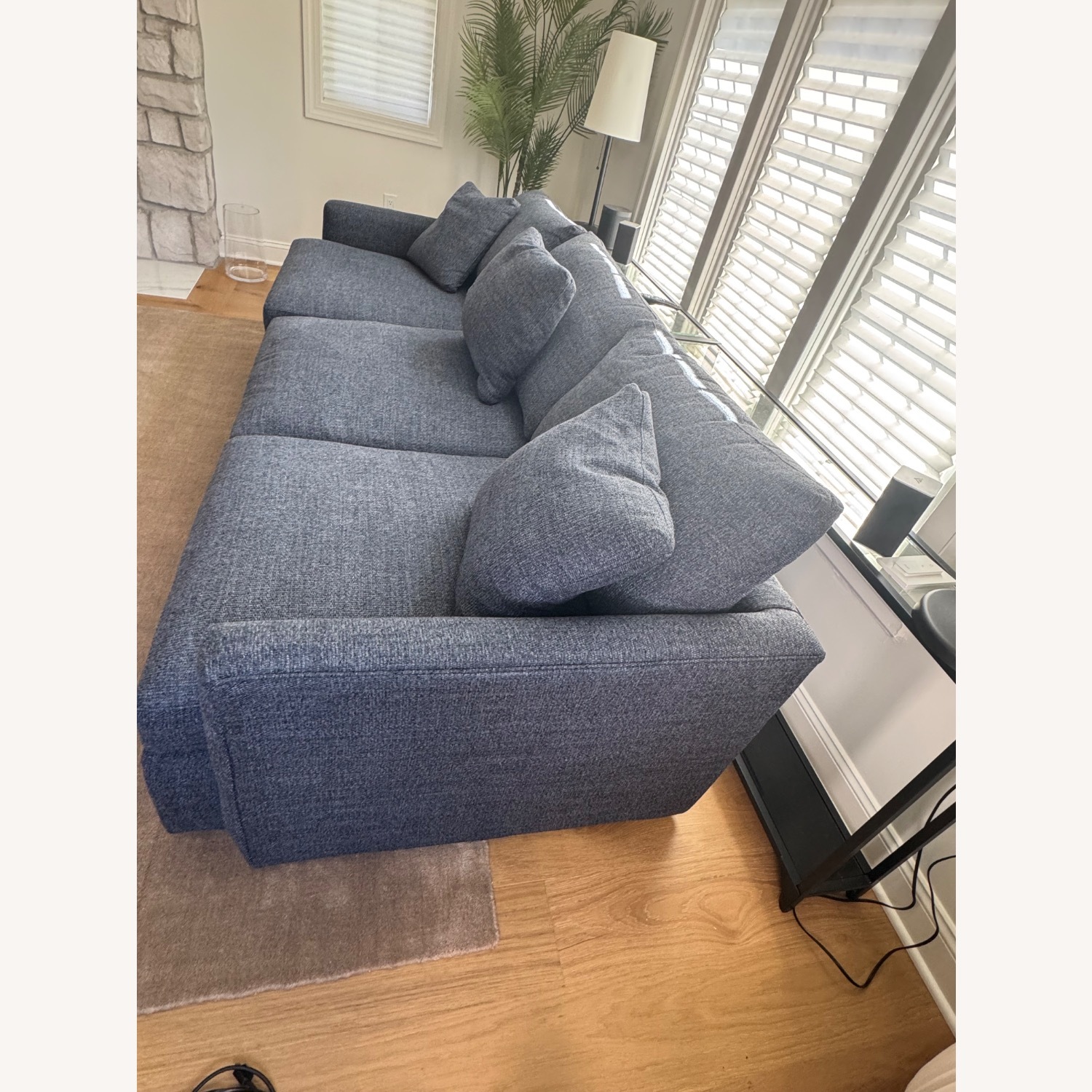Crate & Barrel Lounge Deep 105" Grande Sofa - image-3