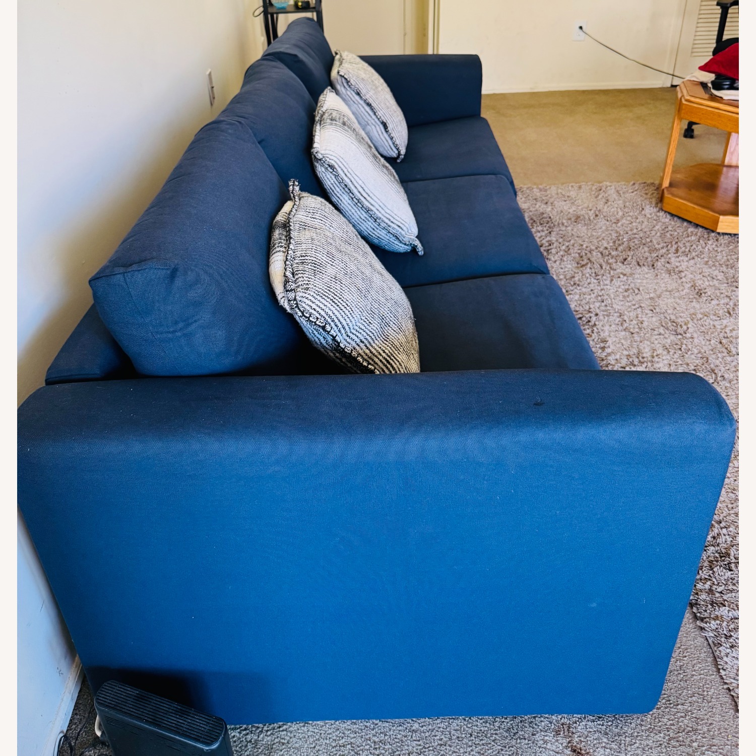 IKEA Finnala Blue Fabric 3+ Seater Sofa - image-3