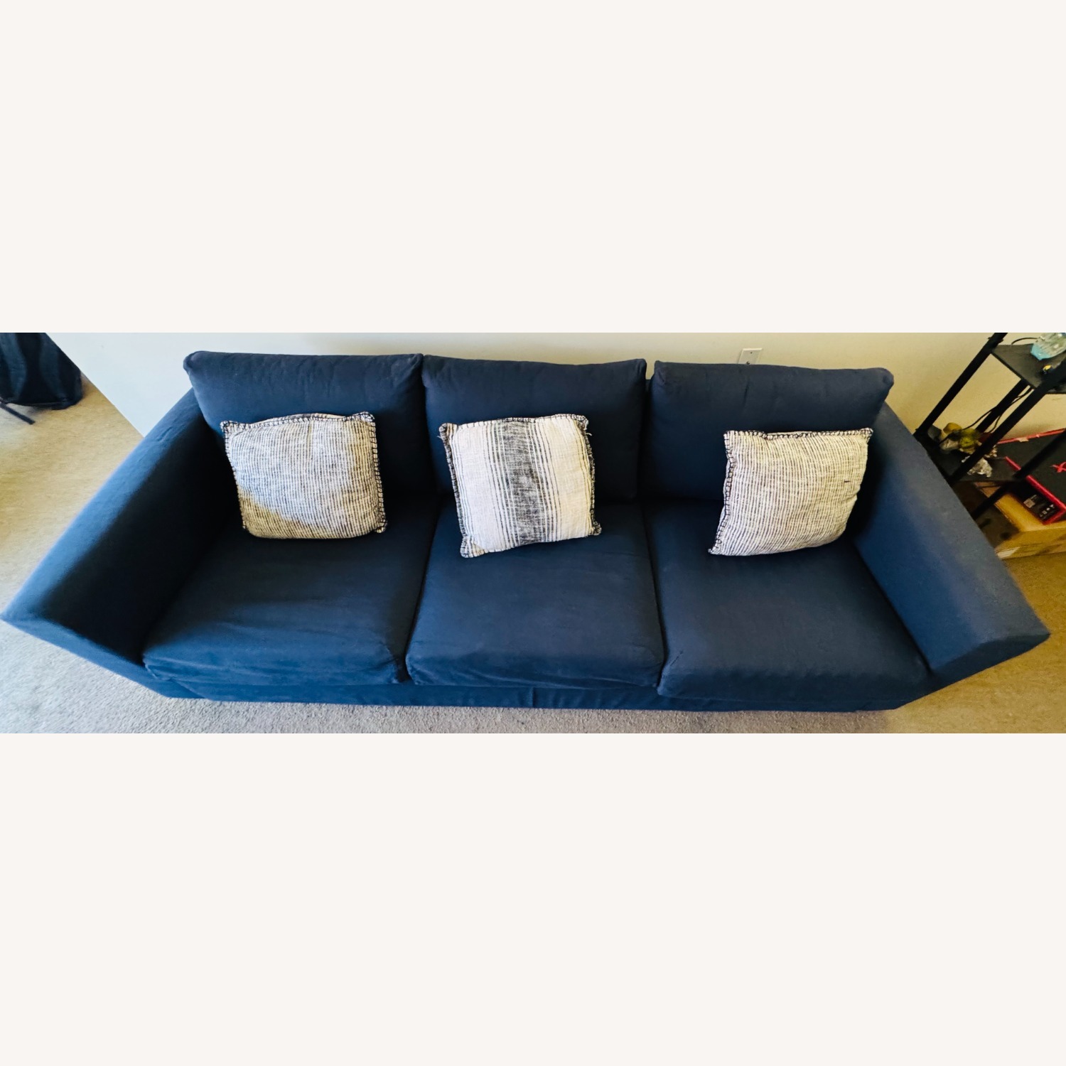 IKEA Finnala Blue Fabric 3+ Seater Sofa - image-2