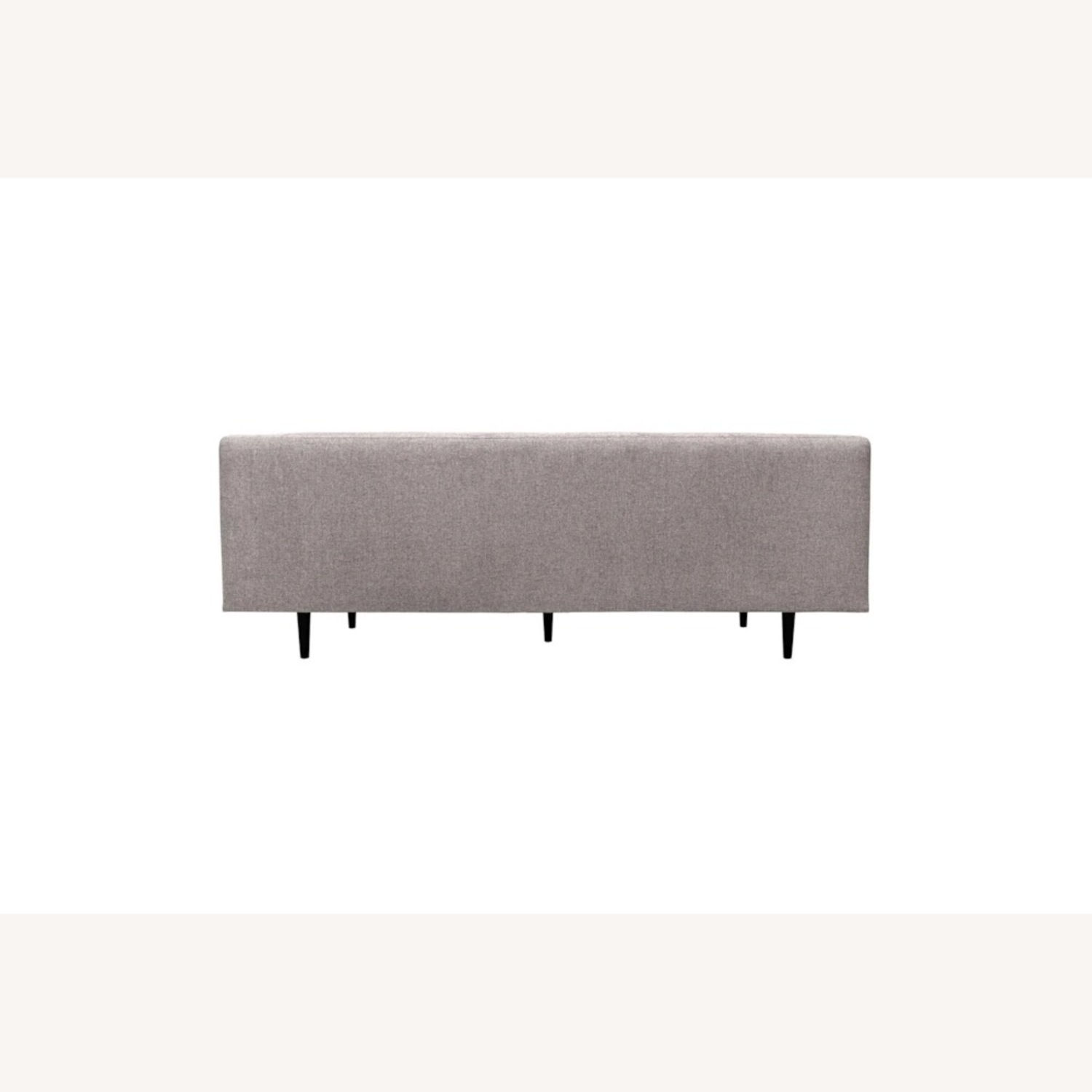 Living Spaces Light Gray Loveseat - image-5