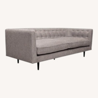 Living Spaces Light Gray Loveseat