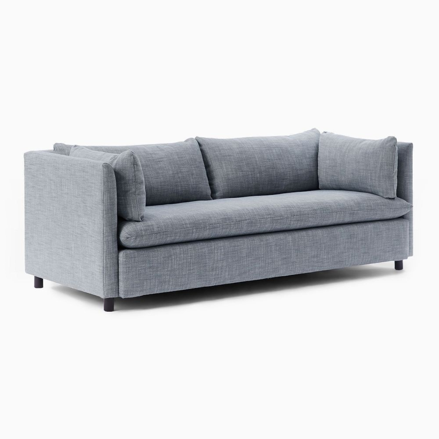 West Elm Dove Gray Sleeper Sofa - image-5