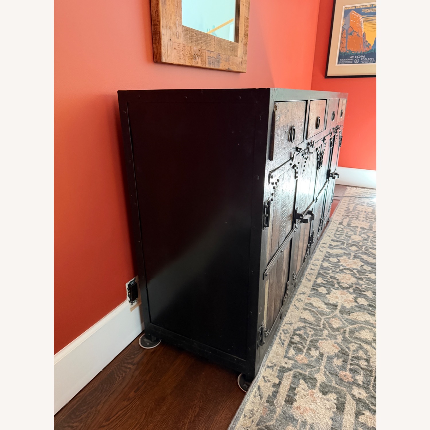 Reclaimed Wood and Metal Sideboard - image-3