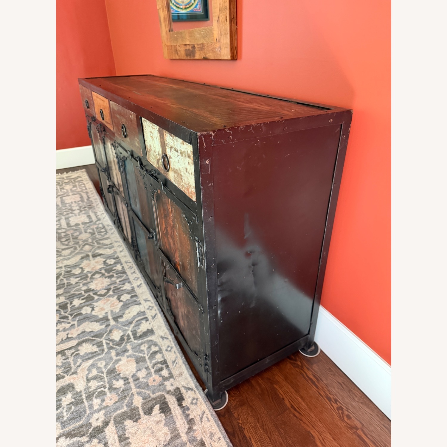 Reclaimed Wood and Metal Sideboard - image-5