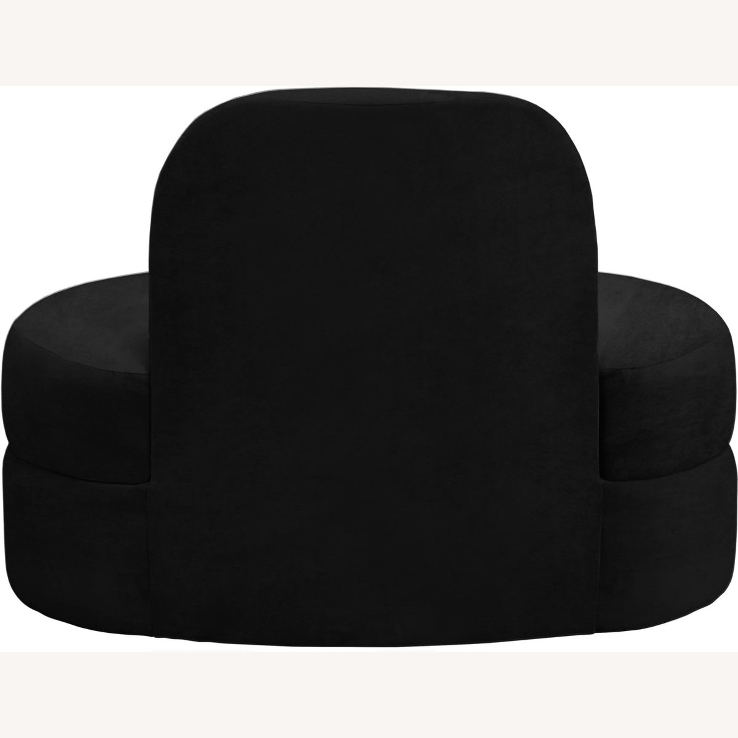 Meridian Mitzy Black Velvet Accent Chair - image-3